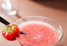 Cocktail aux fraises