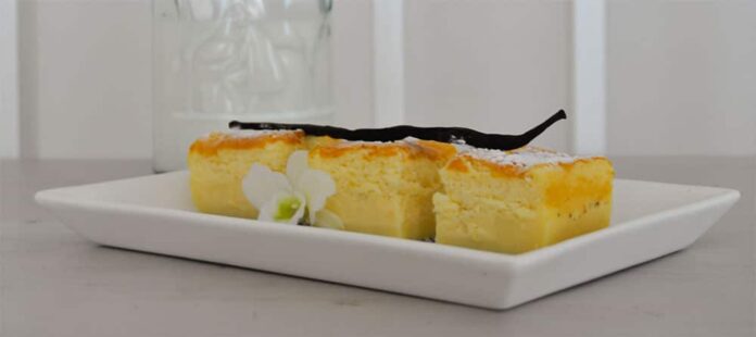 Gâteau magique à la vanille au Cookeo