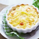 Gratin de pommes de terre et saumon fumé