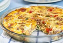 Quiche Sans Pâte au Thon avec Cookeo