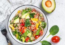 Salade d’avocat et quinoa