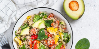 Salade d’avocat et quinoa