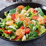 Salade d’avocats aux crevettes