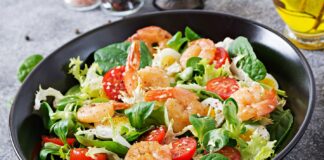 Salade d’avocats aux crevettes