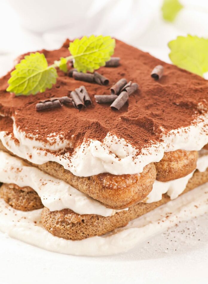 Tiramisu léger au fromage blanc