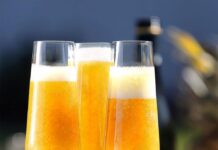 Cocktail Bellini avec Thermomix