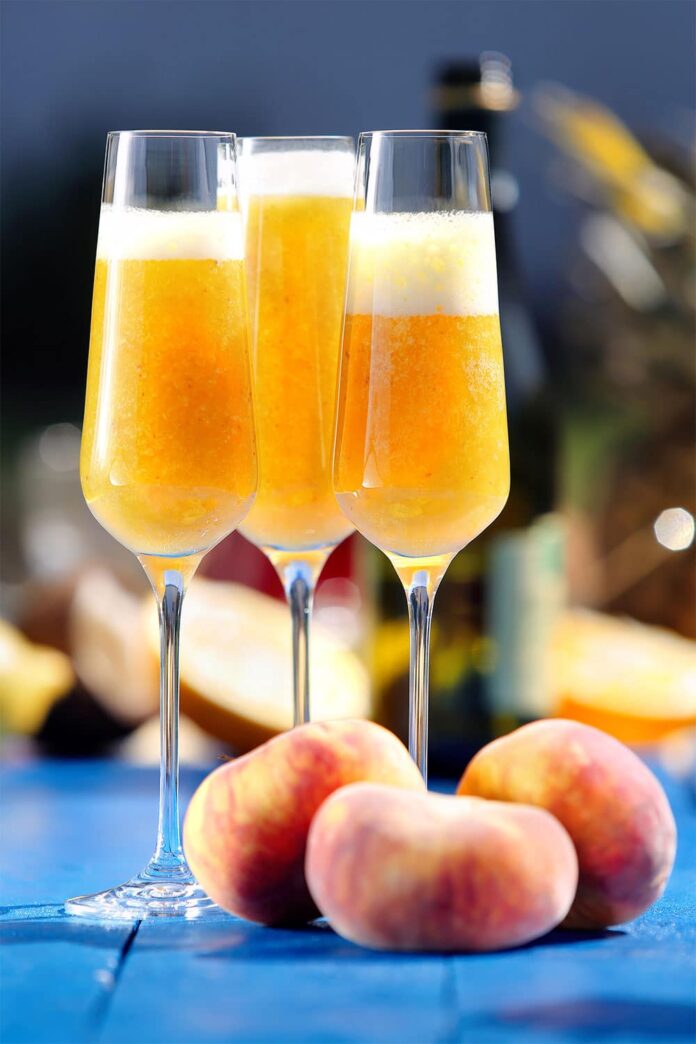 Cocktail Bellini avec Thermomix