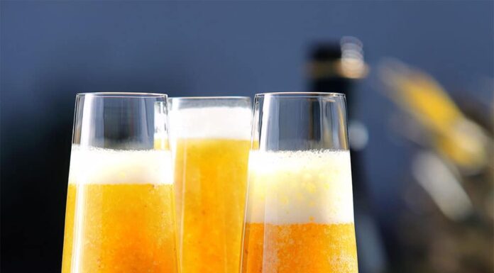 Cocktail Bellini avec Thermomix