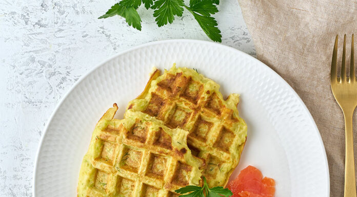 Gaufres de pomme de terre et courgette