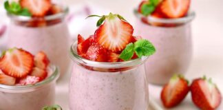 Mousse de fraises et mascarpone