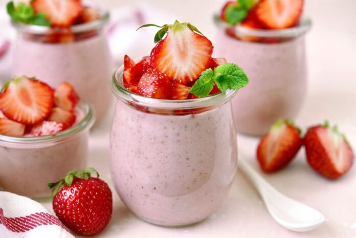 Mousse de fraises et mascarpone