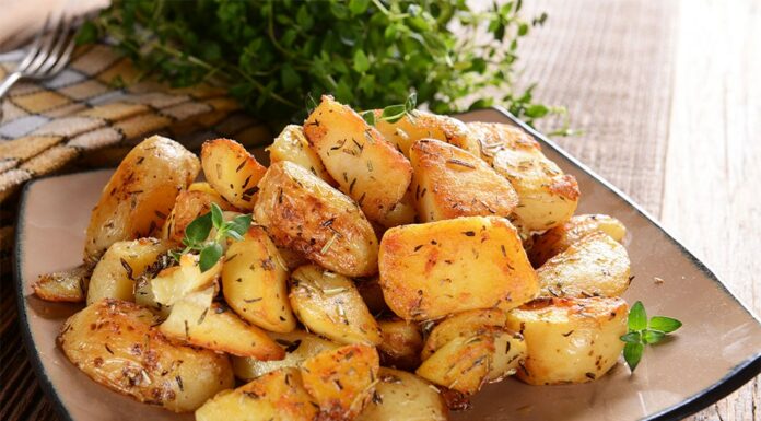 Pommes de terre sautées à l’ail et au thym