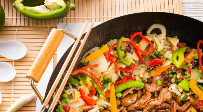 Wok de boeuf aux légumes