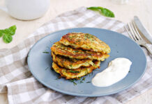 Beignets aux courgettes et à la feta