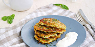 Beignets aux courgettes et à la feta