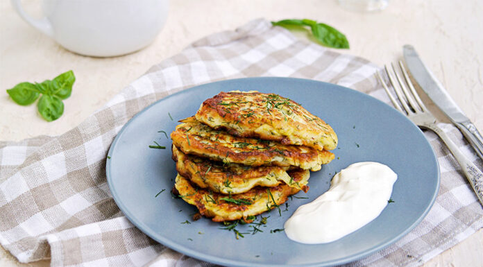 Beignets aux courgettes et à la feta