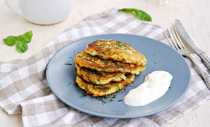 Beignets aux courgettes et à la feta