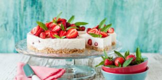 Cheesecake à la fraise au Thermomix