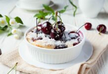 Clafoutis de cerises au micro-ondes