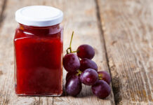 Confiture aux raisins rouges