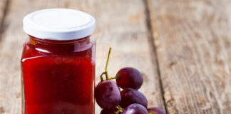 Confiture aux raisins rouges