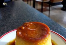 Flan à la noix de coco et Caramel