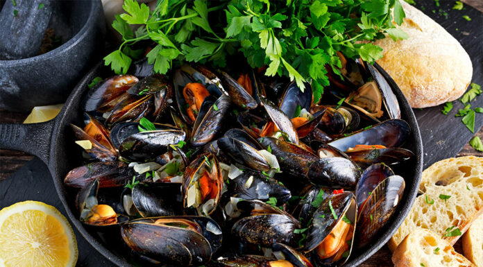 Moules au cidre