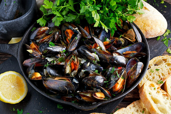 Moules au cidre