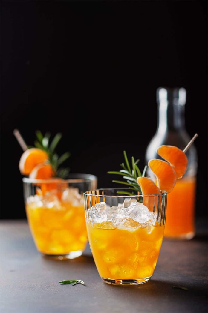 Cocktail aux Clémentines au Thermomix