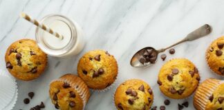 Muffins aux pépites de chocolat