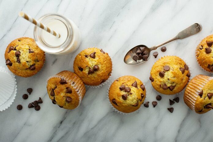 Muffins aux pépites de chocolat