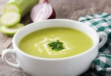 Soupe de courgettes et Vache qui rit