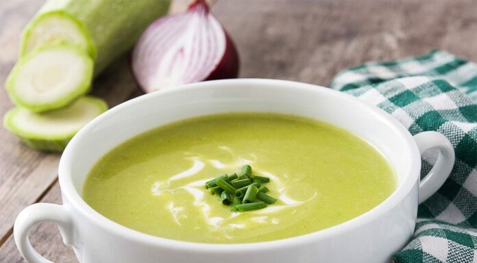 Soupe de courgettes et Vache qui rit