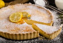 Tarte au citron au lait concentré