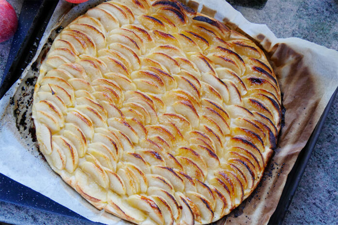 Tarte normande aux pommes