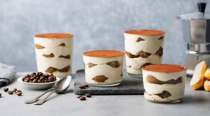 Tiramisu léger en verrine