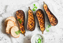 Aubergine à l’ail et au gingembre