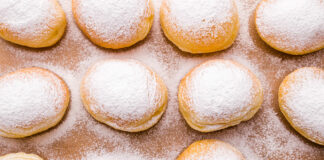 Beignets à la crème anglaise au four au Thermomix