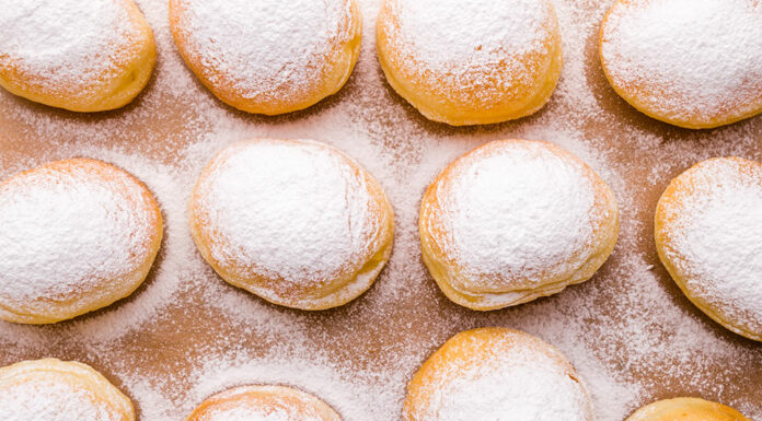 Beignets à la crème anglaise au four au Thermomix