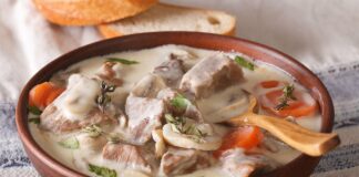 Blanquette de veau et légumes