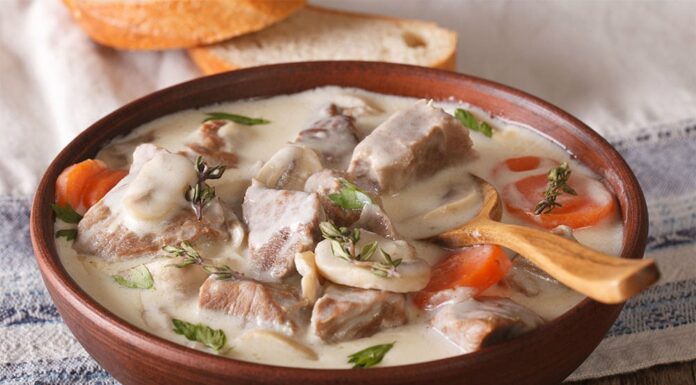 Blanquette de veau et légumes