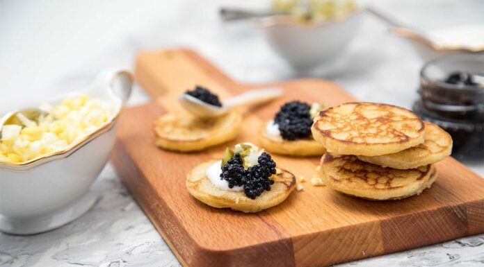 Blinis à la ciboulette