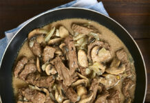 Boeuf Stroganoff léger