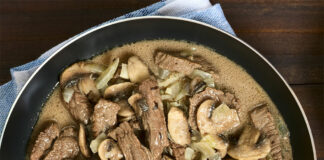 Boeuf Stroganoff léger