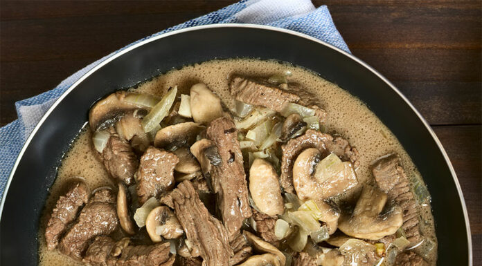 Boeuf Stroganoff léger