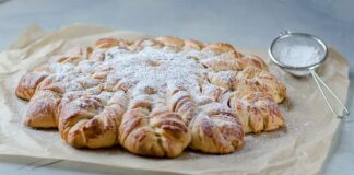 Brioche étoilée au nutella au Thermomix