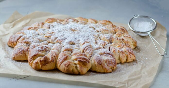 Brioche étoilée au nutella au Thermomix