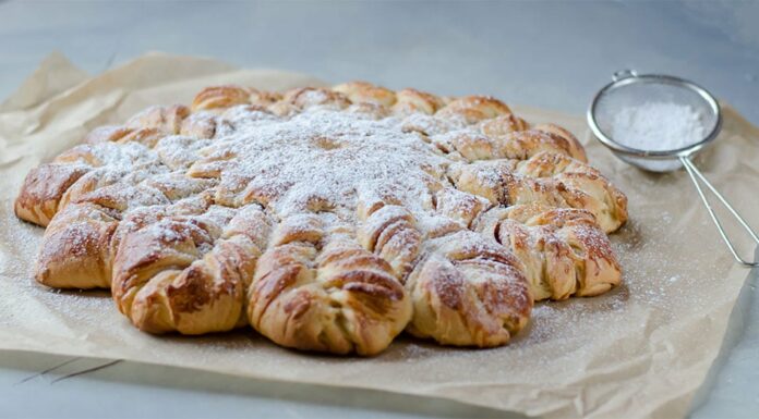 Brioche étoilée au nutella au Thermomix