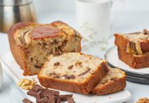 Cake à la banane et au chocolat