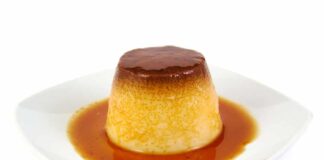 Flan au caramel léger